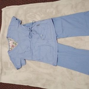 Sky blue scrubs
